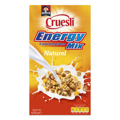 Quaker Cruesli Energy mix naturel