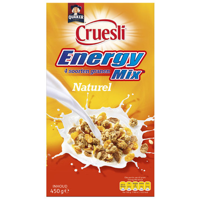 Quaker Cruesli Energy mix naturel