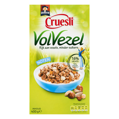 Quaker Cruesli volvezel noten