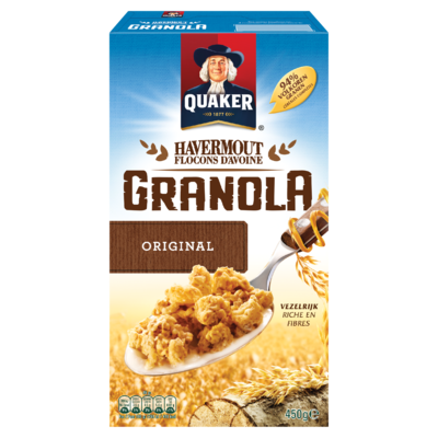 Quaker Havermout Granola Granen Original 450g