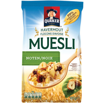 Quaker Havermout muesli noten