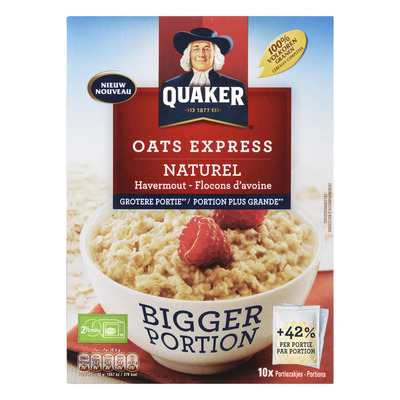 Quaker Oats express havermout grotere portie