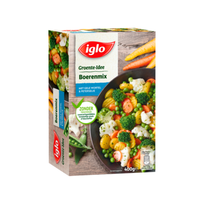 Iglo Groente-Idee Boerenmix met Gele Wortel & Peterselie