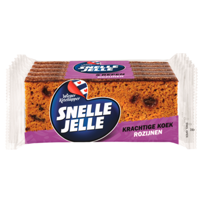 Snelle Jelle Kruidkoek rozijnen 5 stuks