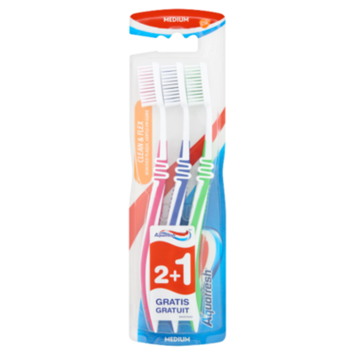 Aquafresh Clean & flex medium 2+1