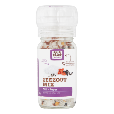 Fairtrade Original Zeezout Mix Peper en Chili