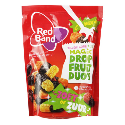 Red Band Magic dropfruit duo zoet-zuur