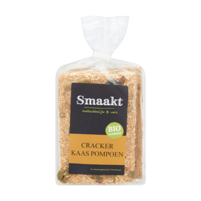 Smaakt Biologisch Cracker Kaas Pompoen