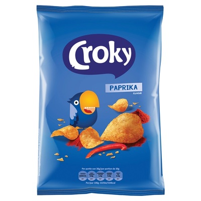Croky chips paprika