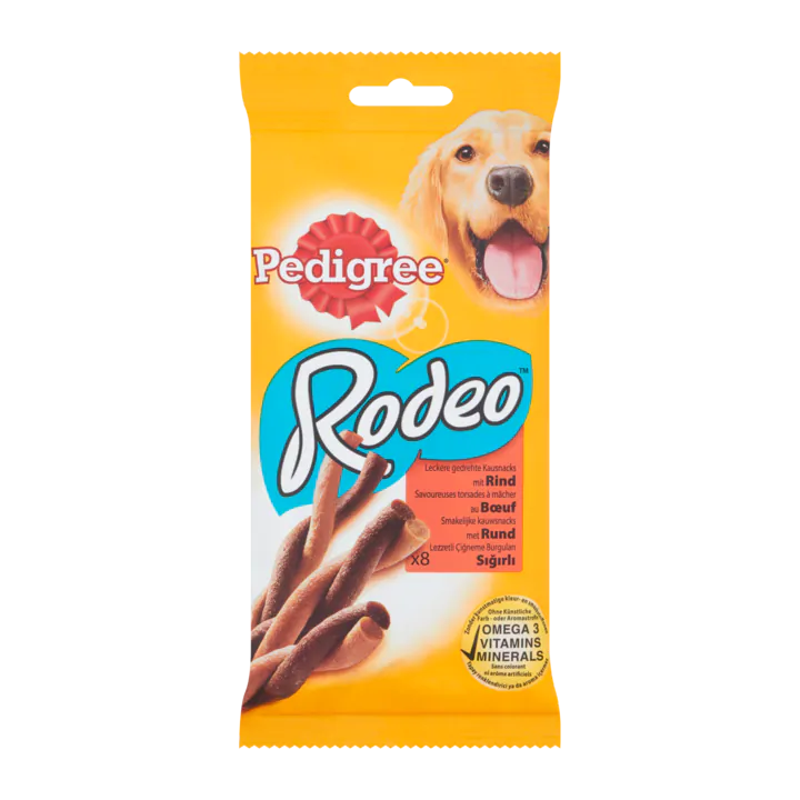 Pedigree Rodeo met Rund 8 Stuks