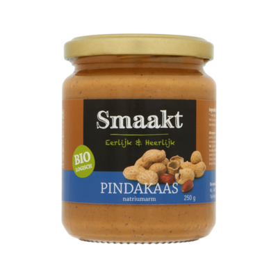 Smaakt Biologisch Pindakaas Natriumarm