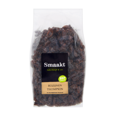 Smaakt Biologisch Rozijnen Thompson