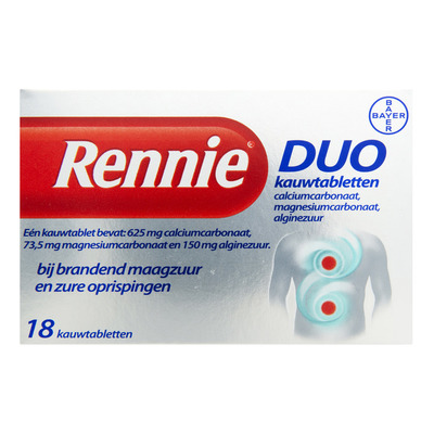 Rennie Duo kauwtabletten