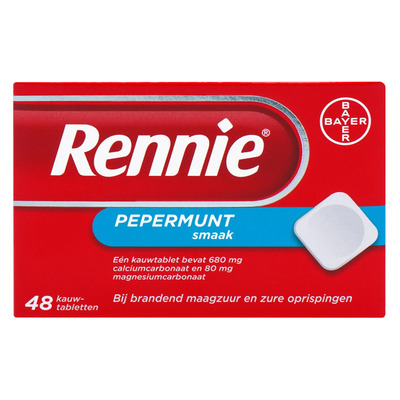 Rennie Pepermunt kauwtabletten