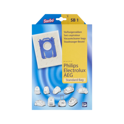 Sorbo SB 1 Stofzuigerzakken voor Philips Electrolux AEG