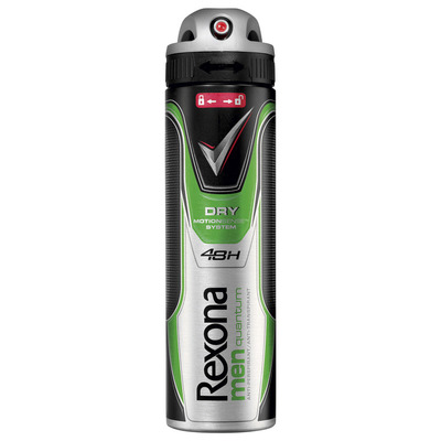 Rexona Deodorant spray men dry quantum