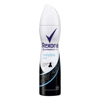 Rexona Deodorant spray women invisible aqua