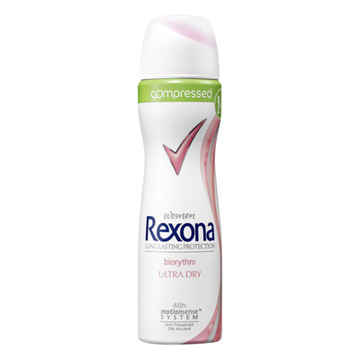 Rexona Deodorant spray women ultra dry biorythm