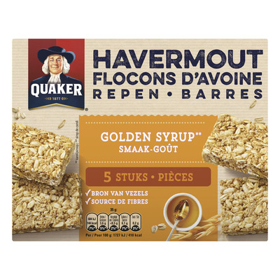 Quaker Havermout repen golden syrup
