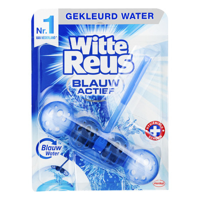 Witte Reus Toiletblok blauw actief