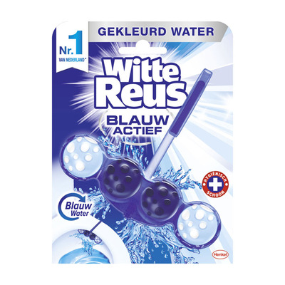 Witte Reus Toiletblok blauw actief