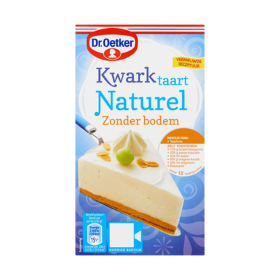Dr. Oetker Mix voor Kwarktaart Naturel Zonder Bodem
