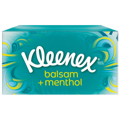 Kleenex Tissues balsam + menthol
