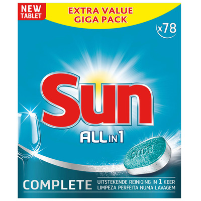 Sun All in 1 normaal vaatwastabletten