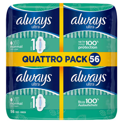 Always Maandverband ultra normal met vleugels