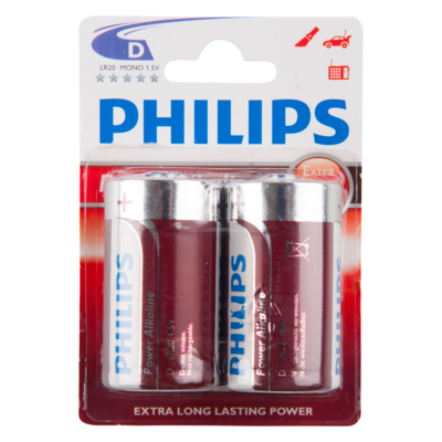 Philips Batterijen powerlife D