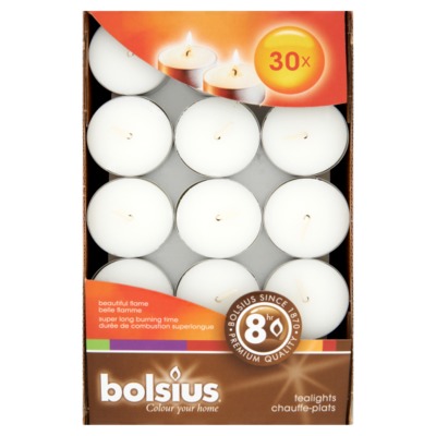 Bolsius theelicht 8 uur