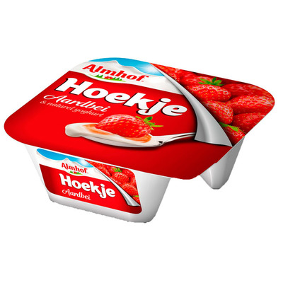 Almhof Hoekje aardbei naturel yoghurt