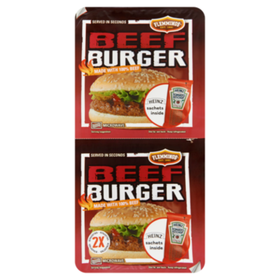 Flemmings Beefburger duo pack