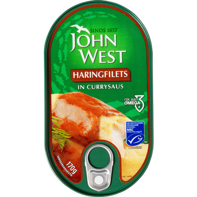 John West Haringfilets currysaus