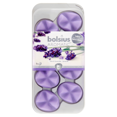 Bolsius Wax Melts Lavendel 8 Stuks