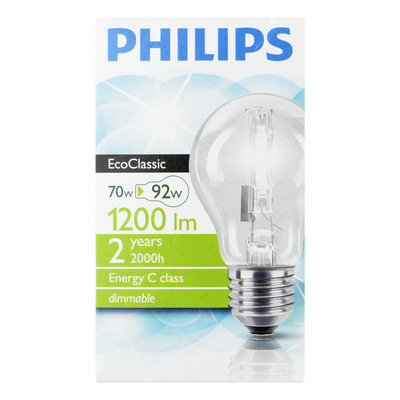 Philips Ecoclassic 30 helder 70W grote fitting
