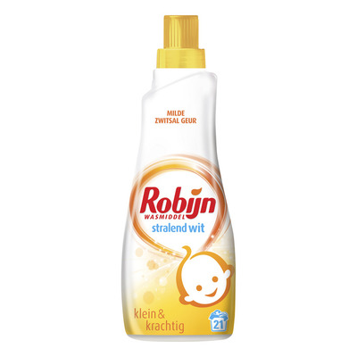 Robijn Wasmiddel klein & krachtig wit Zwitsal