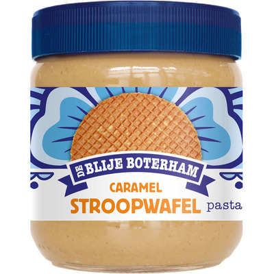 De Blije Boterham Caramel stroopwafel pasta