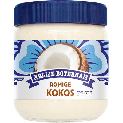 De Blije Boterham Romige kokos pasta