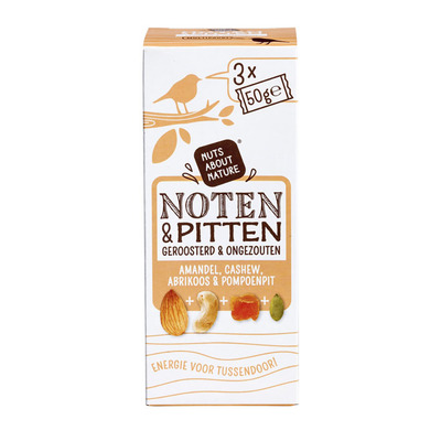 Nuts about nature Noten & pitten geroosterd en ongezouten