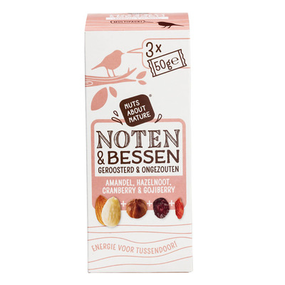 Nuts about nature Noten & bessen geroosterd en ongezouten