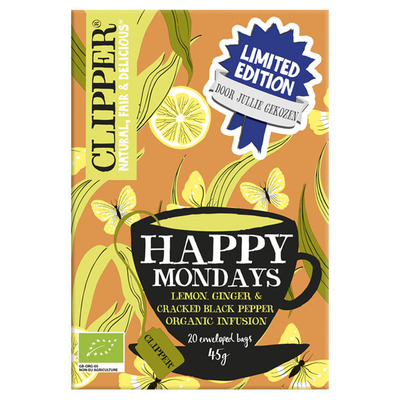 Clipper Happy mondays tea 1-kops
