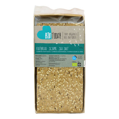 Bio Today Flatbread sesam zeezout