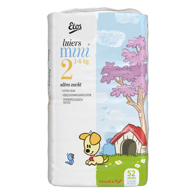 Huismerk Luiers maat 2 (mini) 3-6 kg