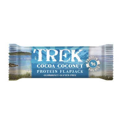 Trek Cocoa coconut protein flapjack gv