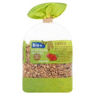 Bio+ Krokante Muesli Chocolade Rood Fruit