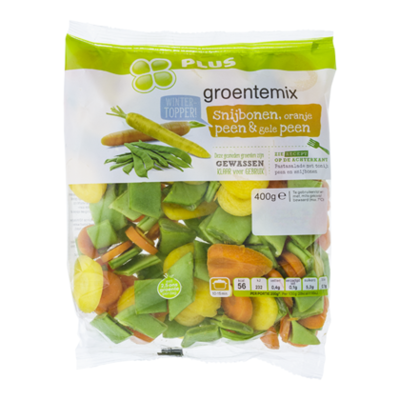 Huismerk Groentemix snijbonen en peen