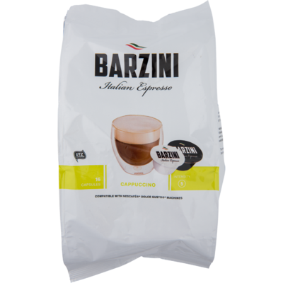 Barzini Cappuccino cups intensity sterkte 5