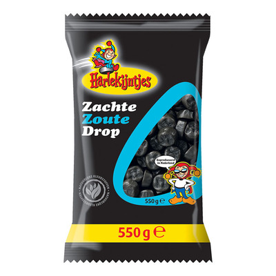 Harlekijntjes Zachte zoute drop
