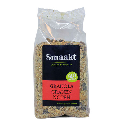 Smaakt Granola granen noten bio